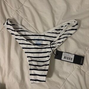 Lioness NWT Striped Porcelain Bikini Bottom size 2